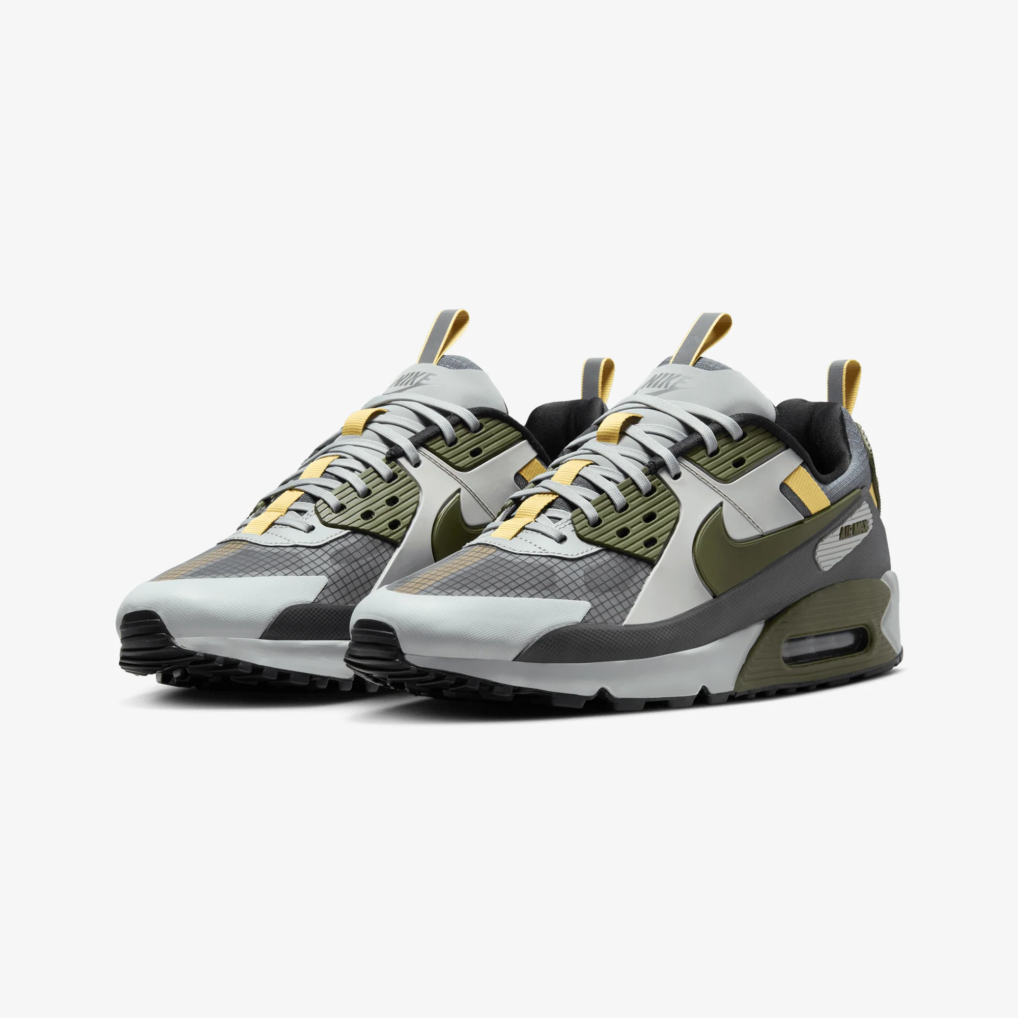 NIKE | AIR MAX 90 DRIFT { LT SMOKE GREY/CARGO KHAKI-IRON GREY - Image 3