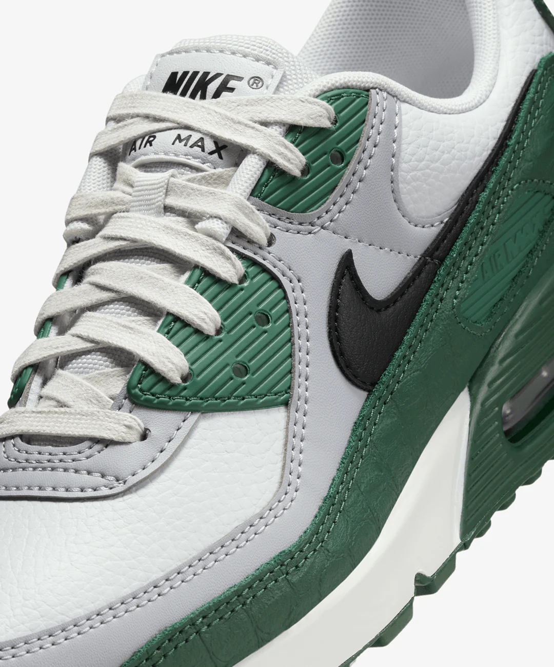Nike | AIR MAX 90 { FIR/BLACK-CEMENT GREY-PHOTON DUST - Image 5