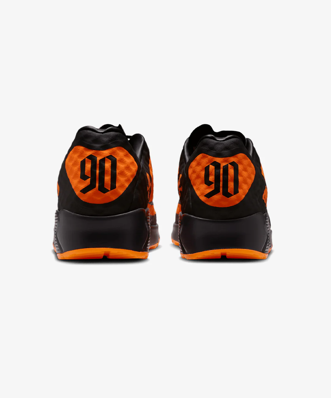 NIKE | AIR MAX 90 "HYPERVENOM" { BRIGHT CITRUS/TOTAL ORANGE/BLACK - Image 4