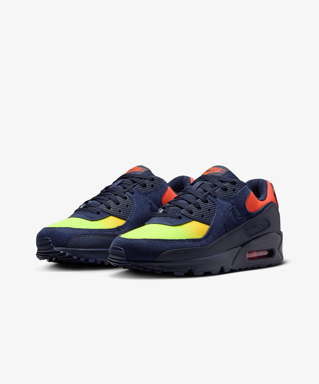 Nike | AIR MAX 90 { LEMON VENOM/BLACKENED BLUE-HYPER CRIMSON - Image 3