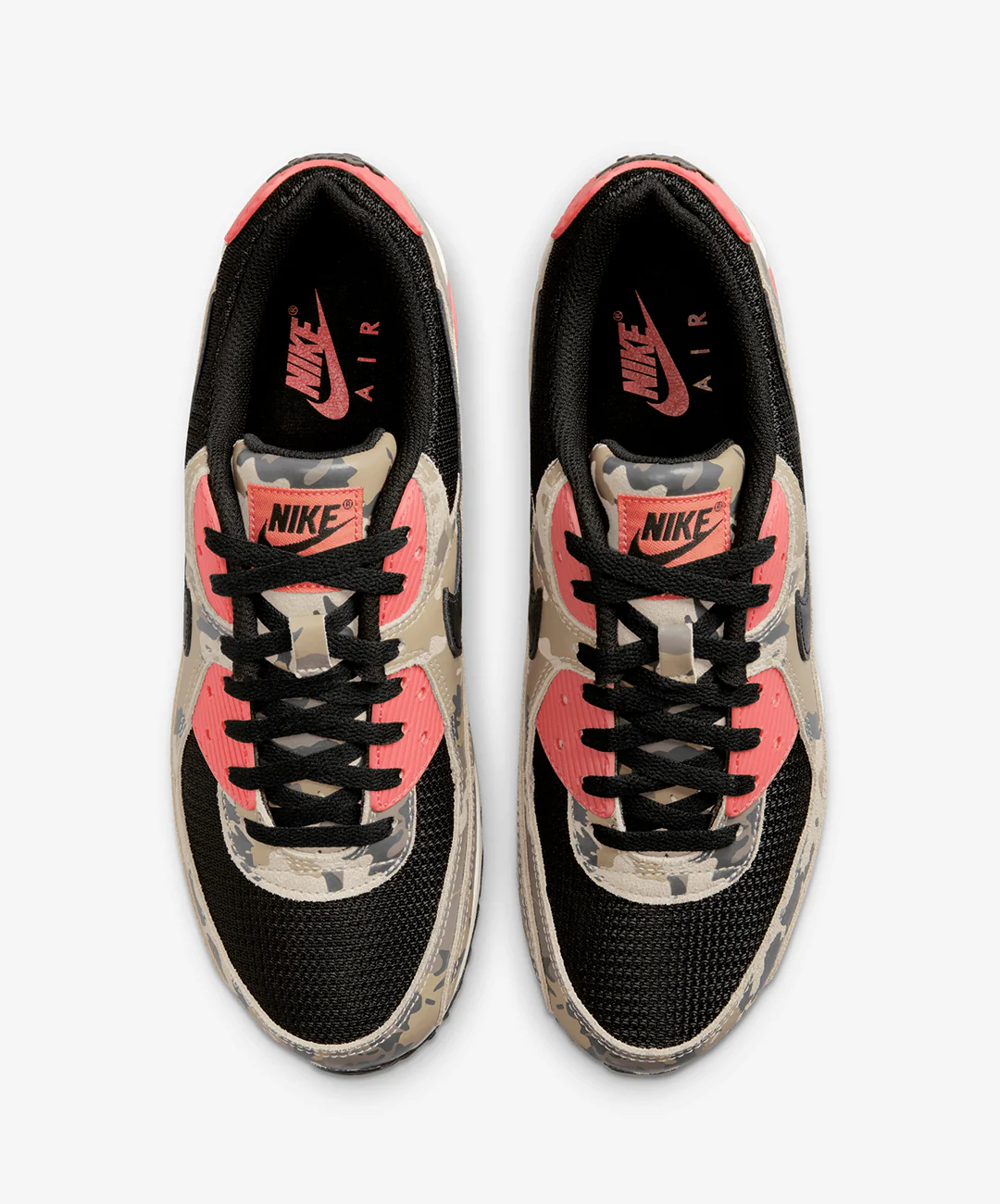 Nike | AIR MAX 90 { LT KHAKI/BLACK-MAGIC EMBER-MINK BROWN - Image 2
