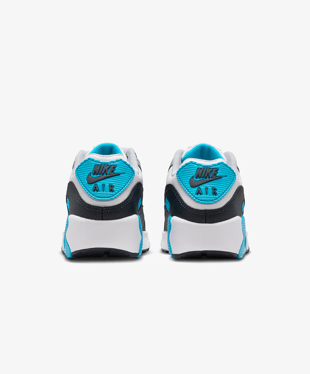 Nike | AIR MAX 90 LTR { PLATINUM TINT/IRON GREY-BLUE LIGHTNING - Image 4