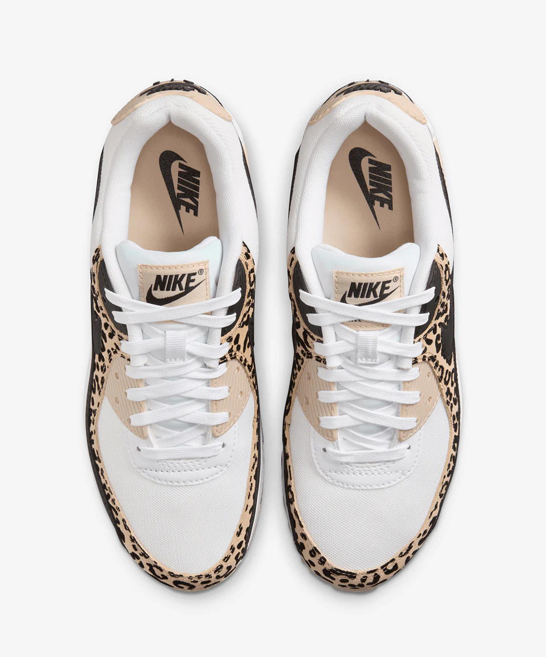 Nike | AIR MAX 90 LV8 { WHITE/BLACK-SANDDRIFT-HEMP - Image 2