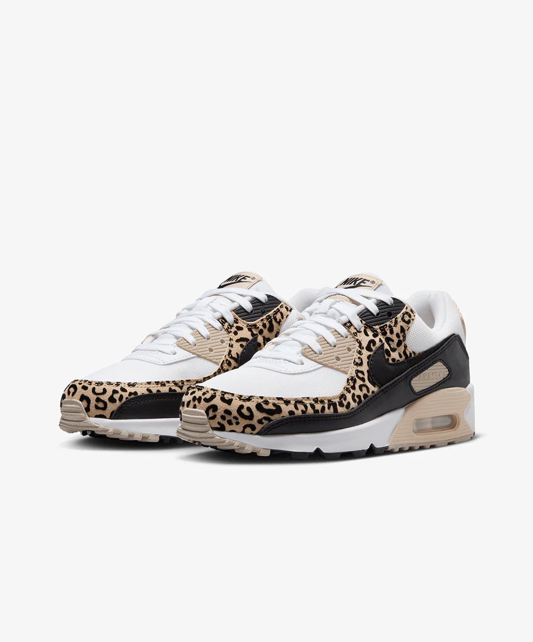 Nike | AIR MAX 90 LV8 { WHITE/BLACK-SANDDRIFT-HEMP - Image 3