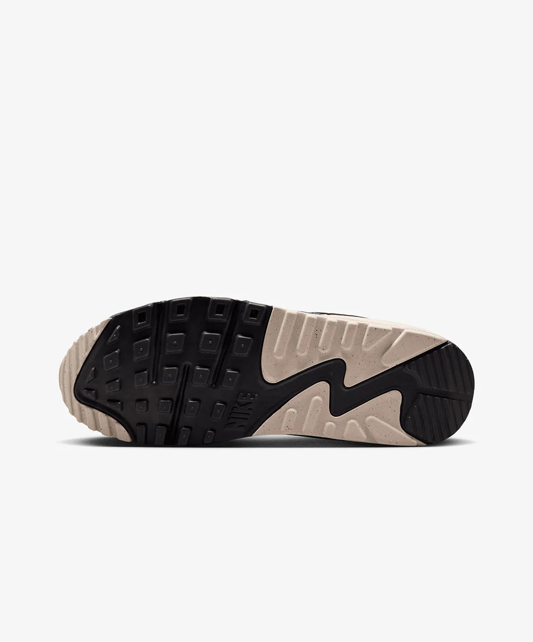 Nike | AIR MAX 90 LV8 { WHITE/BLACK-SANDDRIFT-HEMP - Image 6