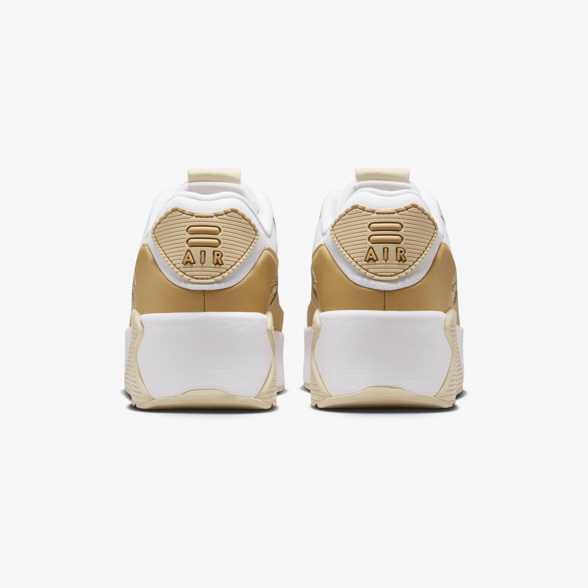 Nike | AIR MAX 90 LV8 { WHITE/TEAM GOLD-CLUB GOLD-COCONUT MILK - Image 4