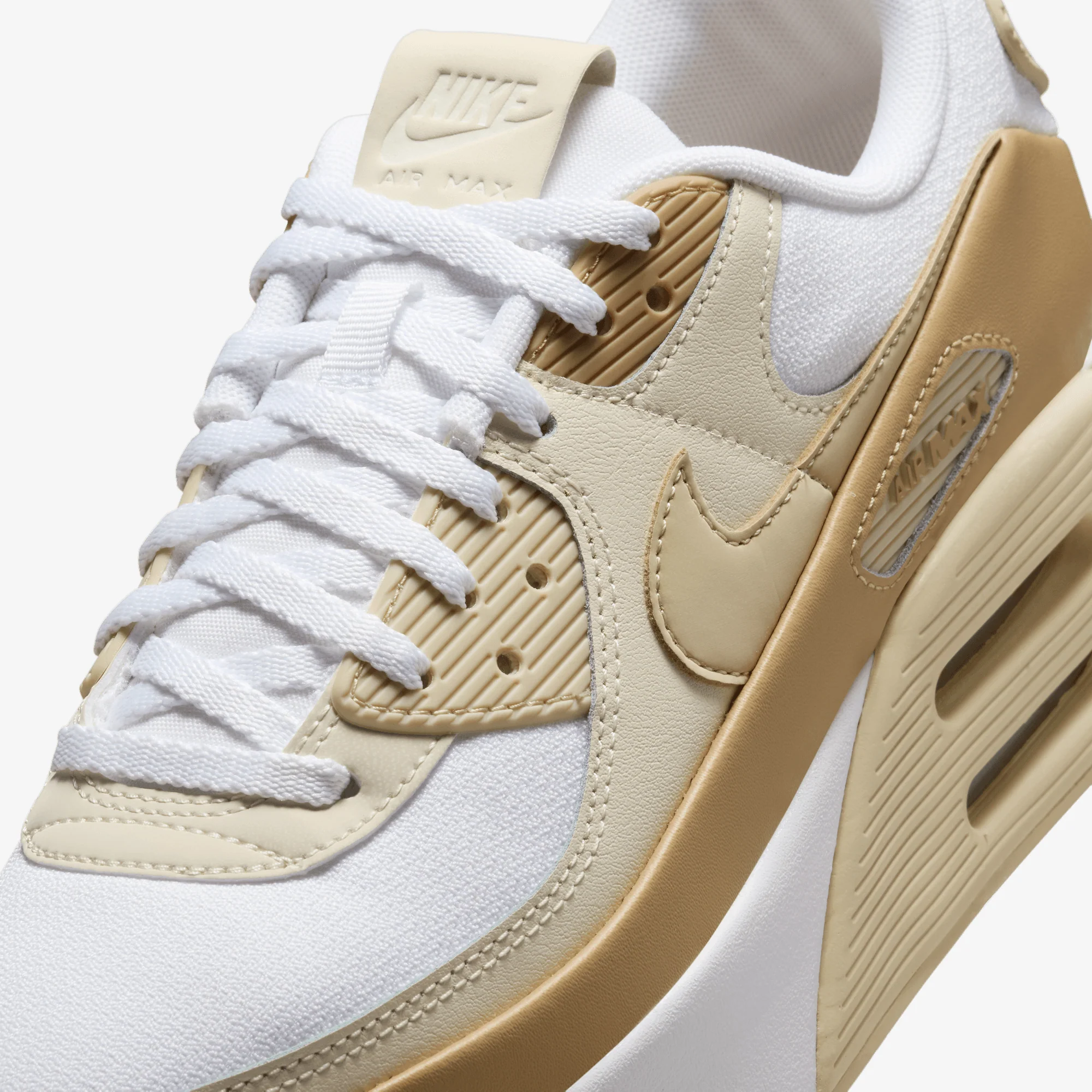Nike | AIR MAX 90 LV8 { WHITE/TEAM GOLD-CLUB GOLD-COCONUT MILK - Image 5