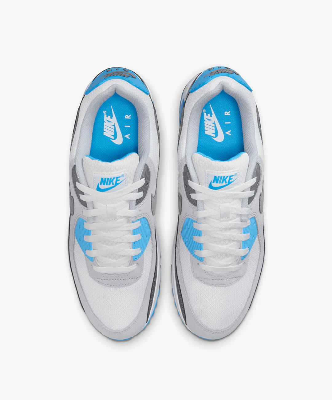 Nike | AIR MAX 90 { PLATINUM TINT/IRON GREY-BLUE LIGHTNING - Image 2