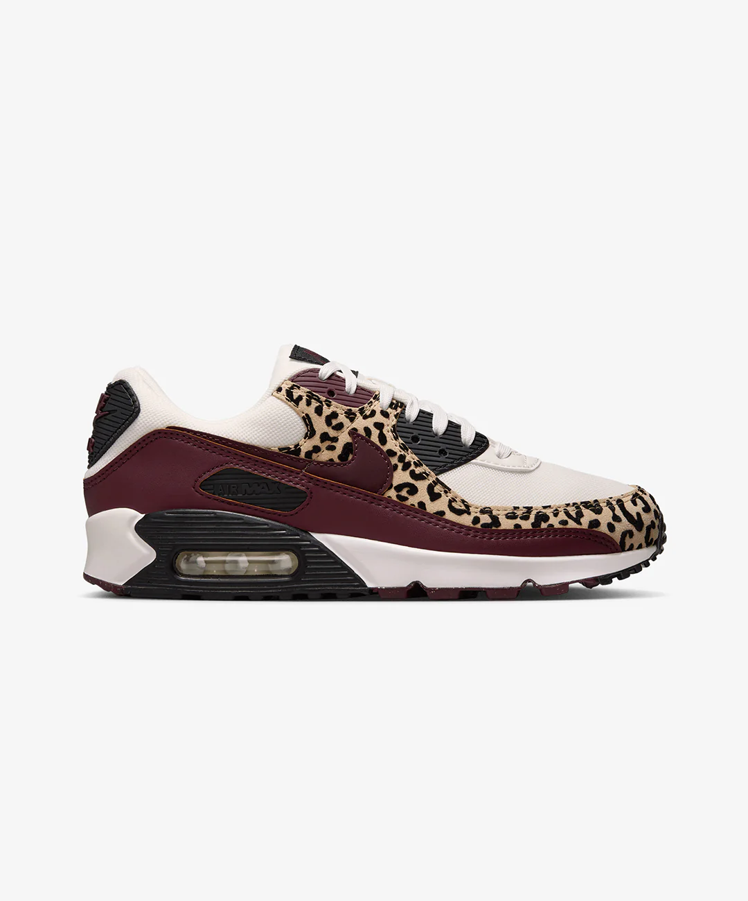 Nike | AIR MAX 90 { SAIL/BURGUNDY CRUSH-BLACK