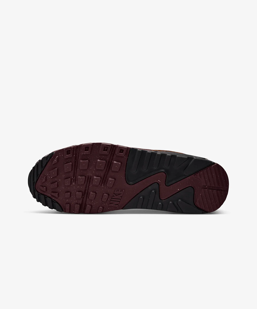 Nike | AIR MAX 90 { SAIL/BURGUNDY CRUSH-BLACK - Image 7