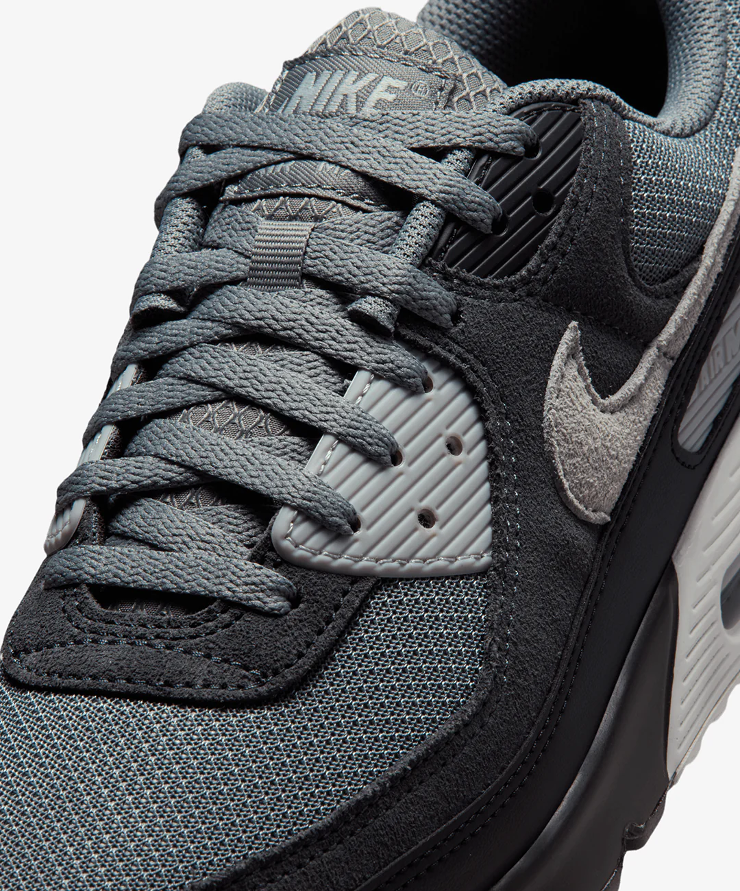 Nike | AIR MAX 90 { SMOKE GREY/PHOTON DUST-BLACK - Image 5