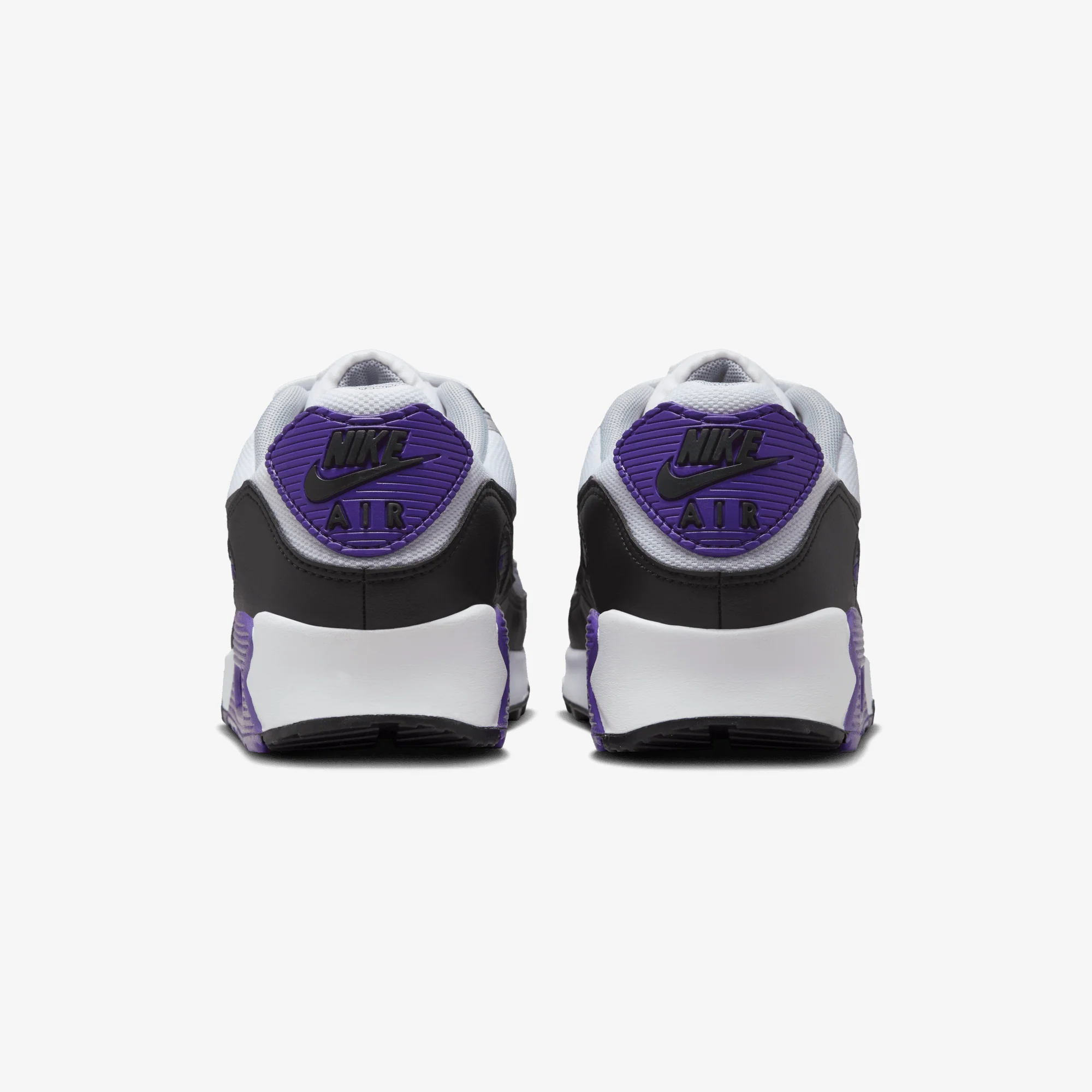 Nike | AIR MAX 90 { WHITE/IRON GREY-BLACK-WOLF GREY - Image 4