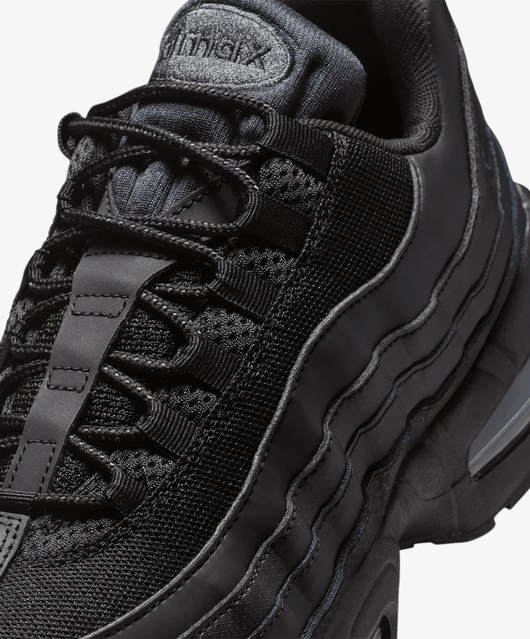 Nike | AIR MAX 95 BIG BUBBLE { BLACK/BLACK-BLACK-ANTHRACITE - Image 5