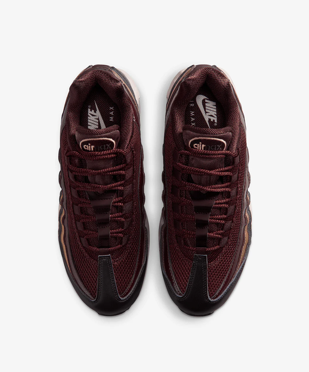 Nike | AIR MAX 95 BIG BUBBLE SE { BURGUNDY CRUSH/MTLC RED BRONZE - Image 2