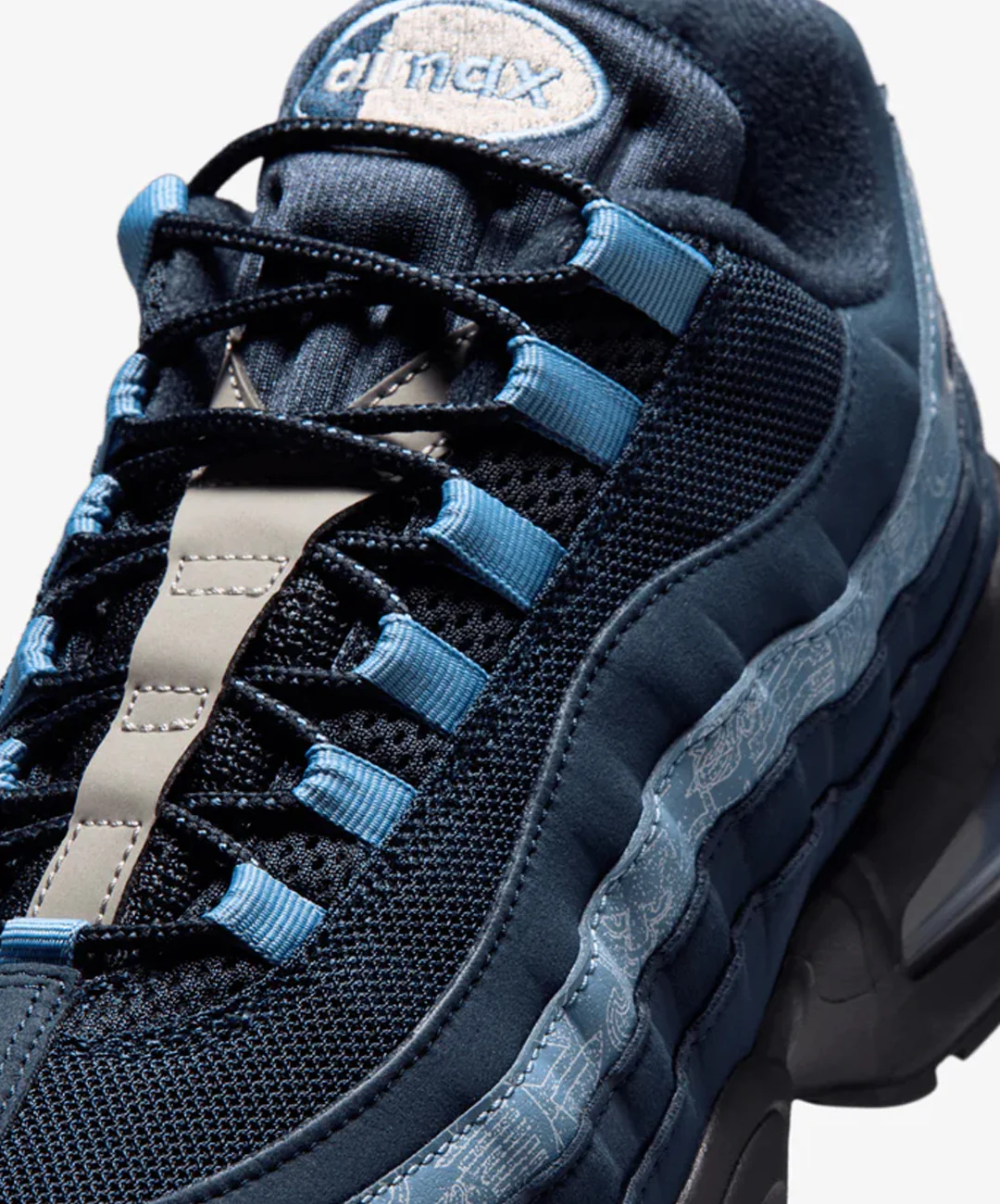 Nike | AIR MAX 95 BIG BUBBLE SE { MULTI-COLOR/OBSIDIAN-WORK BLUE-WHITE - Image 5