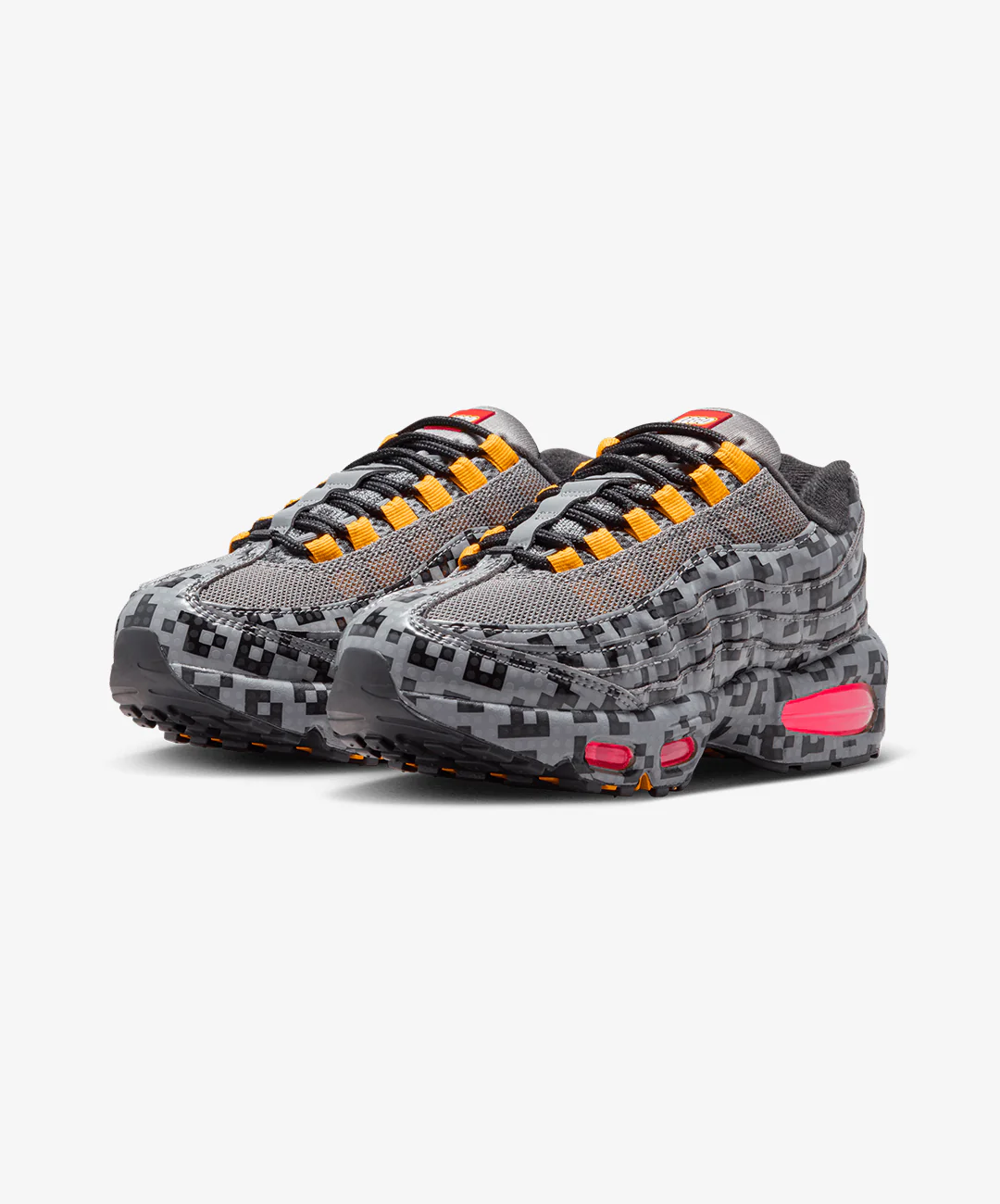 Nike | AIR MAX 95 X LEGO® COLLECTION (GS) { SMOKE GREY/METALLIC SILVER-BLACK - Image 3