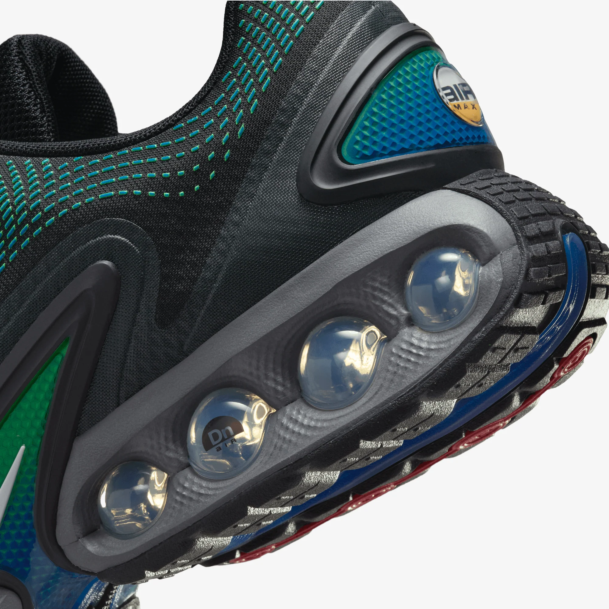 Nike | AIR MAX DN { BLACK/WHITE-HYPER COBALT-RAGE GREEN - Image 6