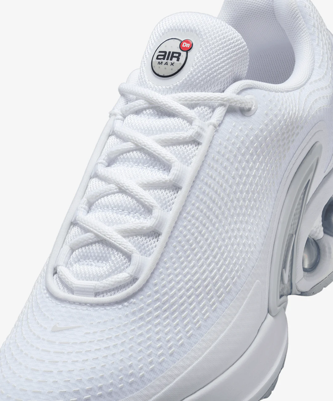 Nike | AIR MAX DN { WHITE/WHITE-WHITE-METALLIC SILVER - Image 4