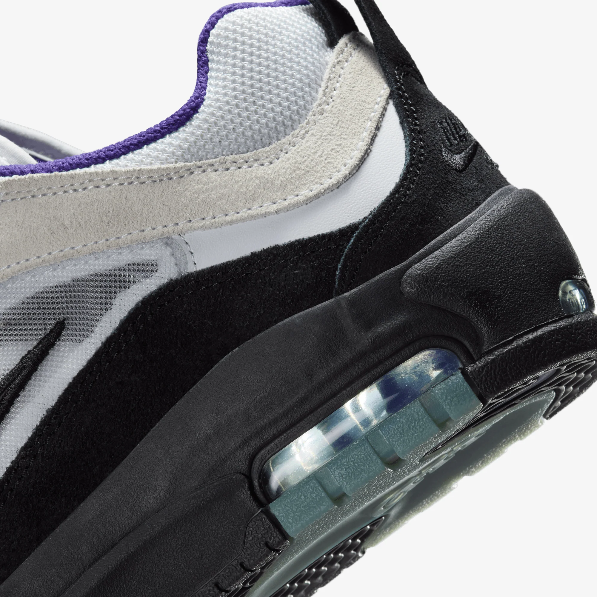 Nike | AIR MAX ISHOD { WHITE/BLACK-COURT PURPLE-BLACK - Image 6