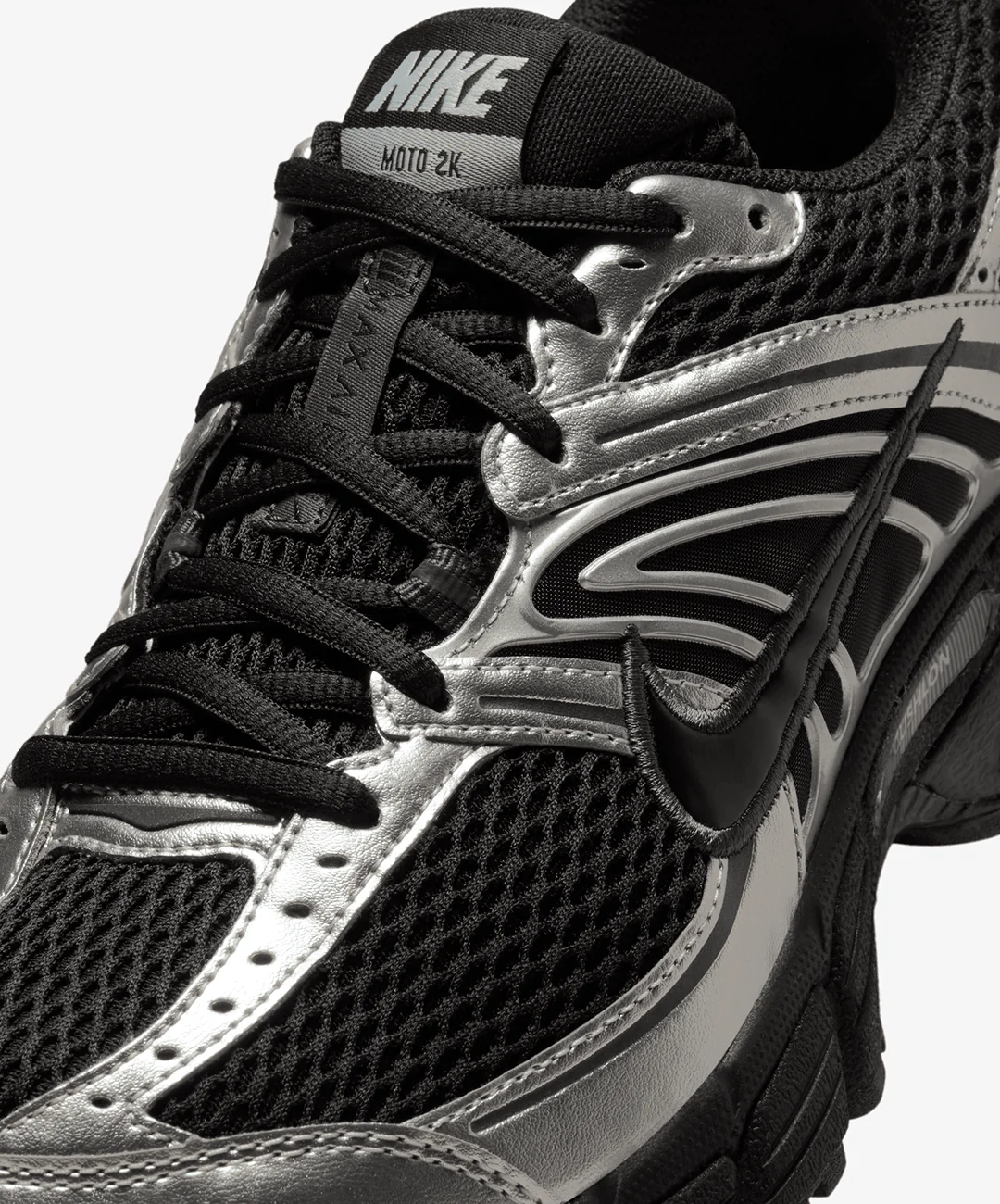 Nike | AIR MAX MOTO 2K { BLACK/METALLIC SILVER/ANTHRACITE/BLACK - Image 6