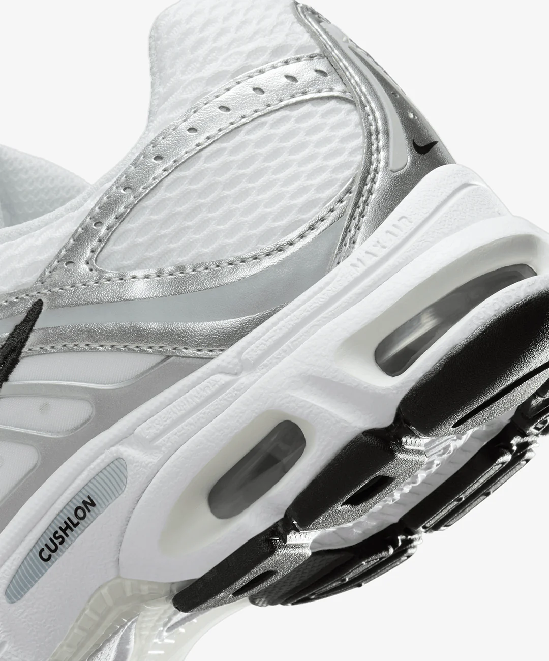 Nike | AIR MAX MOTO 2K { WHITE/METALLIC SILVER/BLACK/PHOTON DUST - Image 5