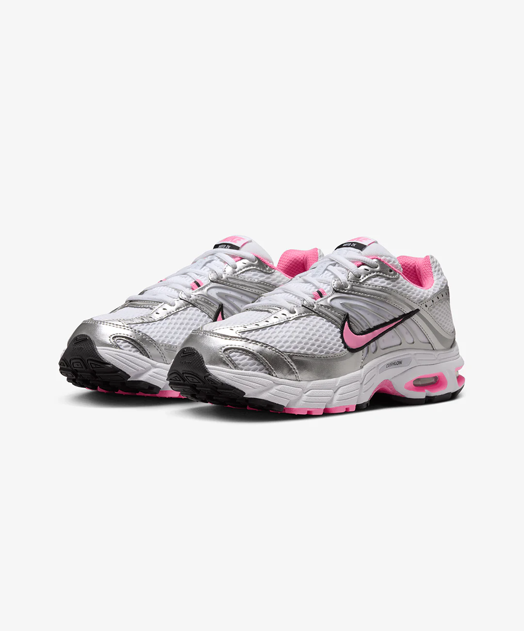 Nike | AIR MAX MOTO 2K { WHITE/METALLIC SILVER/BLACK/PINK SPELL - Image 4