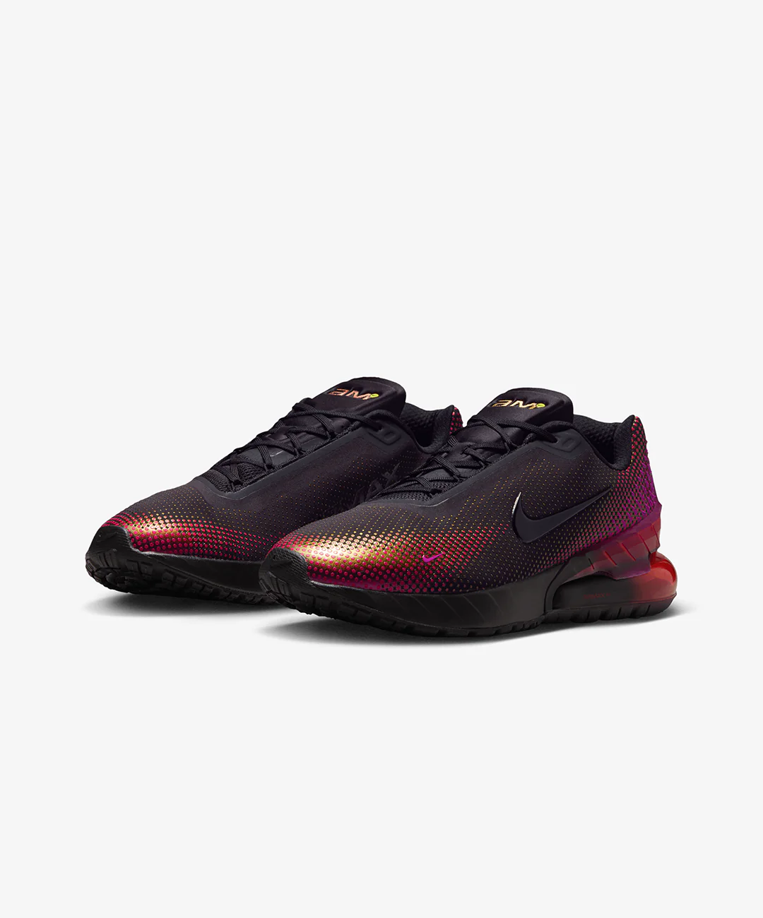 NIKE | NIKE AIR MAX PHOENIX SE { BLACK/BLACK-VIVID PURPLE-CHALLENGE RED - Image 3