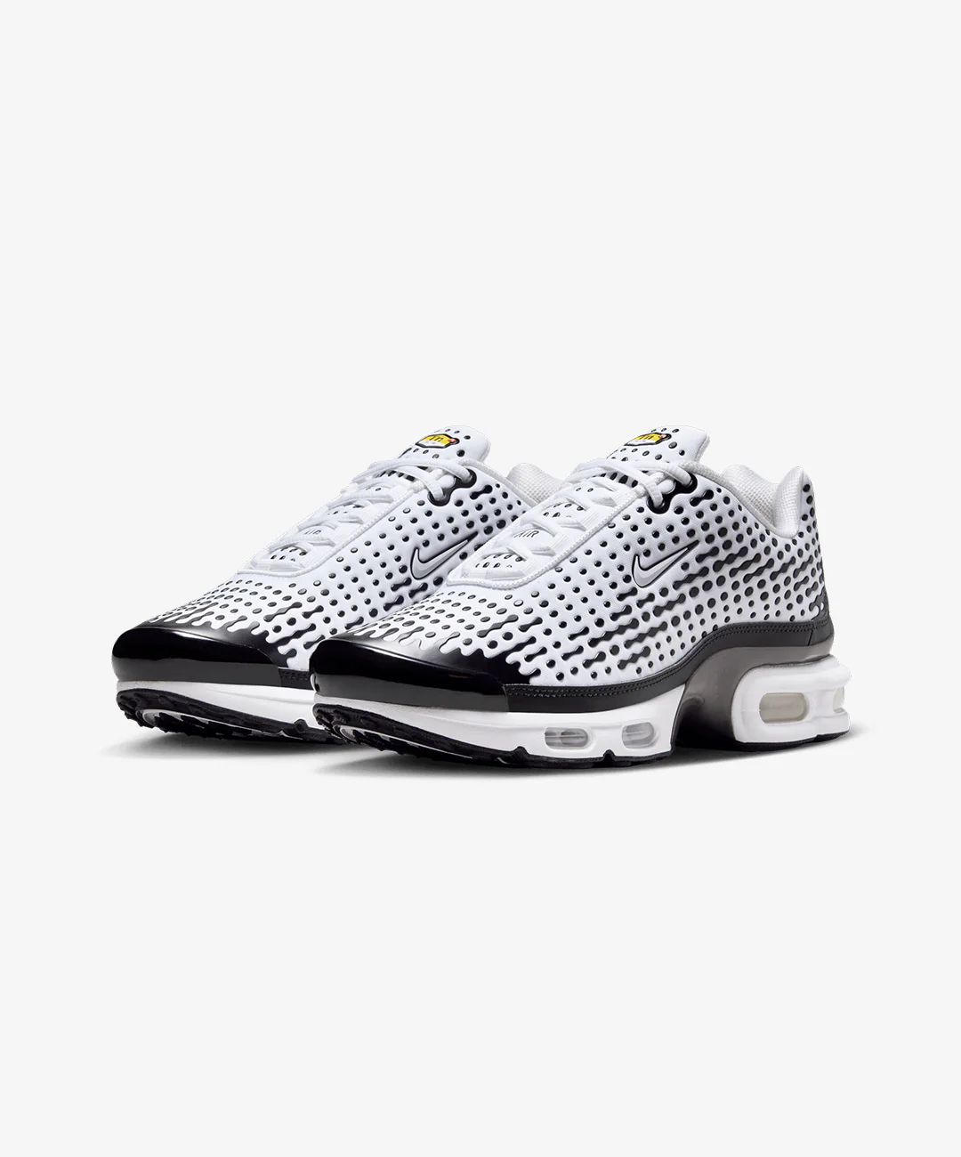 NIKE | AIR MAX PLUS VII { WHITE/WHITE-BLACK-SMOKE GREY - Image 3