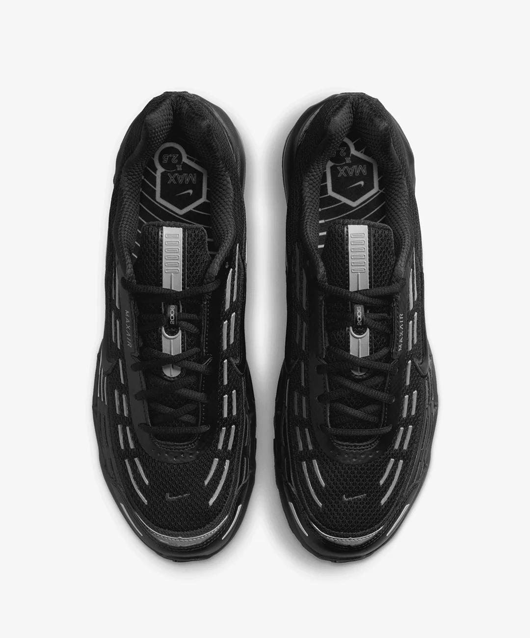Nike | AIR MAX TL 2.5 { BLACK/BLACK-BLACK-METALLIC SILVER - Image 2