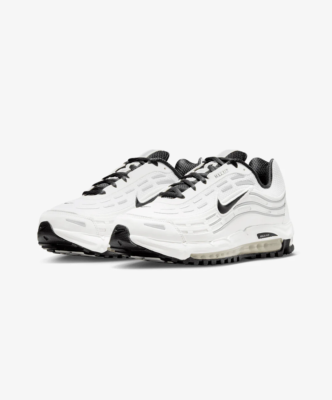 Nike | AIR MAX TL 2.5 { WHITE/BLACK-METALLIC SILVER - Image 3