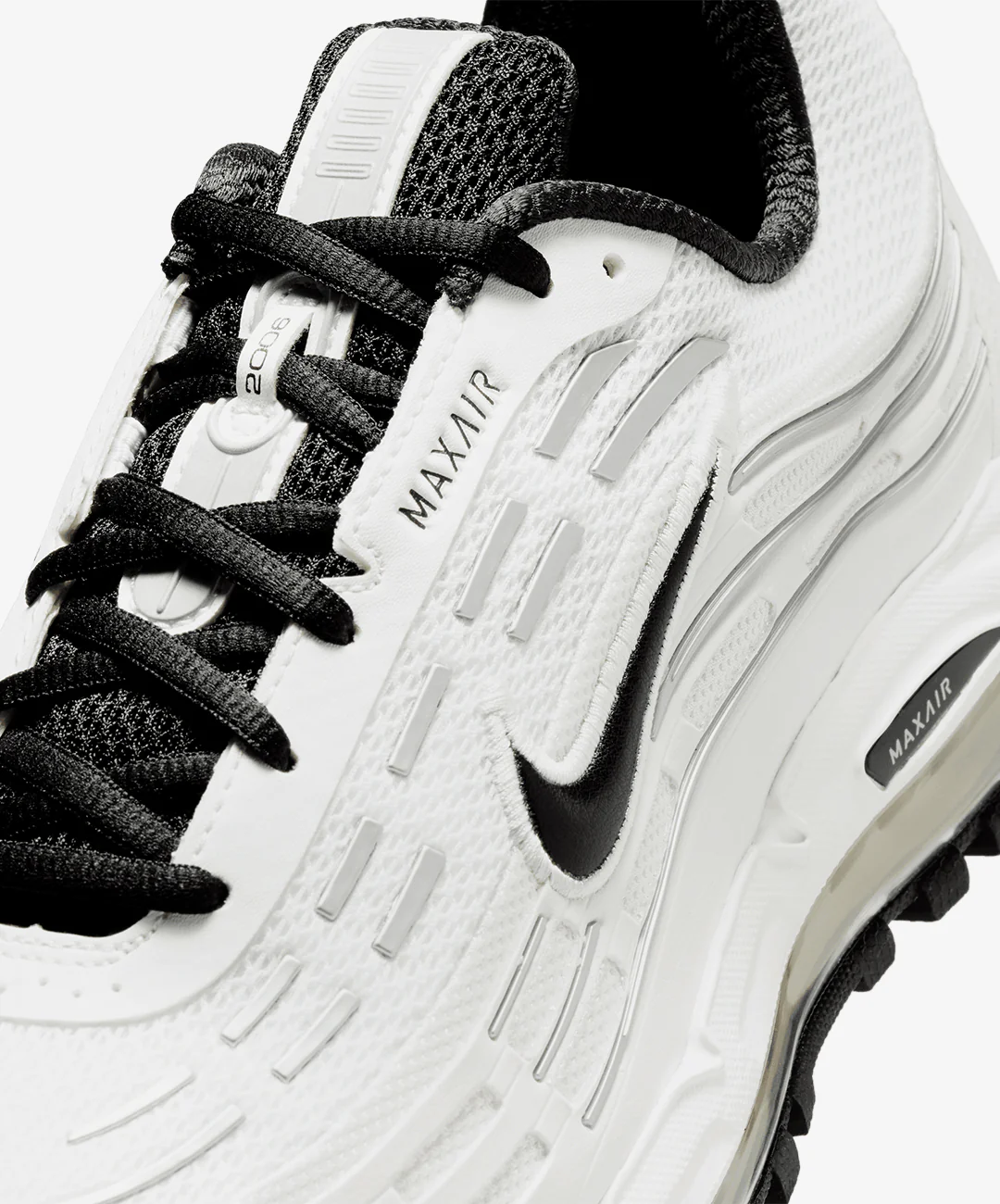 Nike | AIR MAX TL 2.5 { WHITE/BLACK-METALLIC SILVER - Image 5