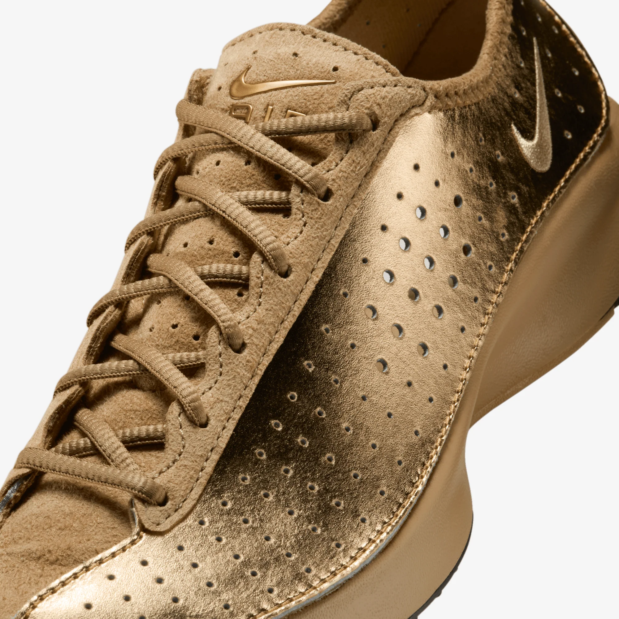 Nike | AIR SUPERFLY { METALLIC GOLD/PARACHUTE BEIGE-BLACK - Image 5