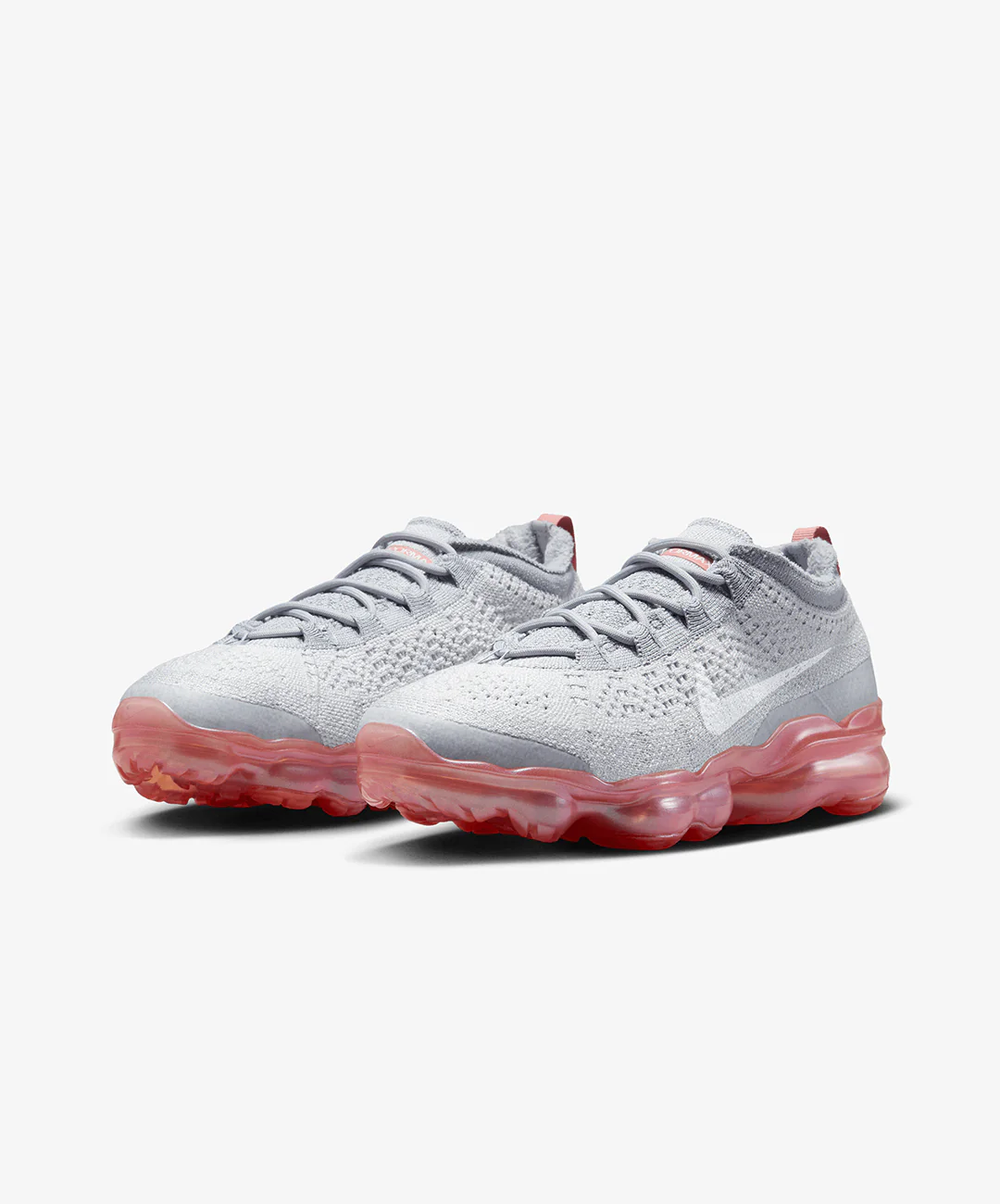NIKE | AIR VAPORMAX 2023 FLYKNIT { PHOTON DUST/WHITE-WOLF GREY-RED STARDUST - Image 3