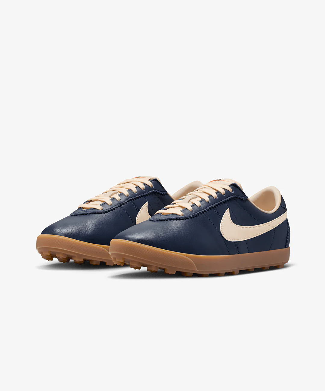Nike | ASTROGRABBER LEATHER { MIDNIGHT NAVY/MUSLIN-GUM LIGHT BROWN - Image 3
