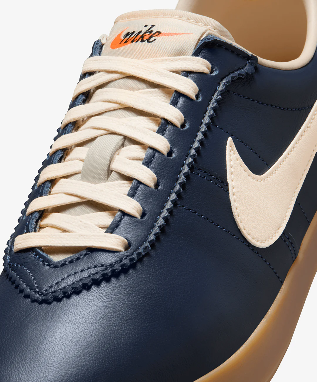 Nike | ASTROGRABBER LEATHER { MIDNIGHT NAVY/MUSLIN-GUM LIGHT BROWN - Image 5