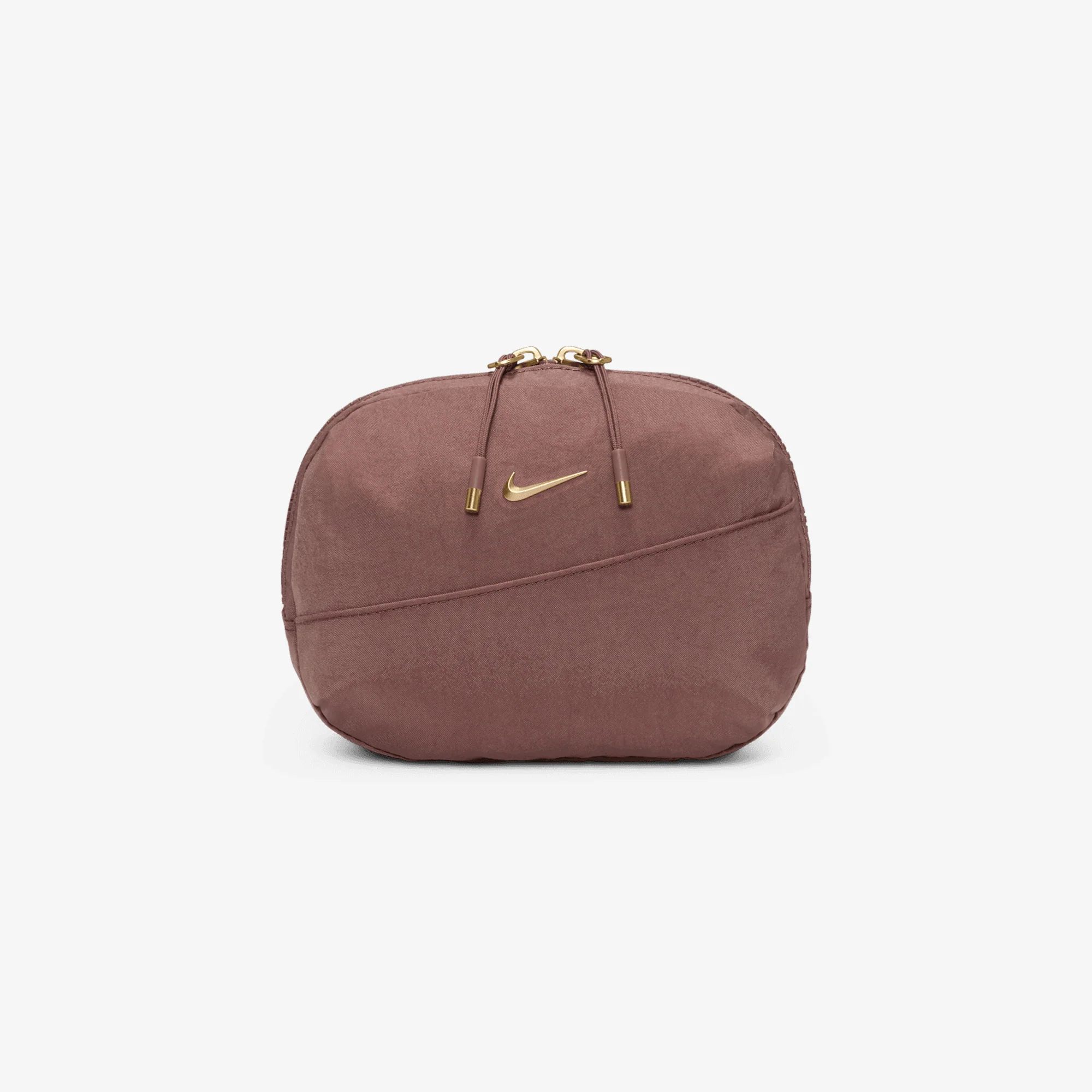 NIKE | AURA CROSSBODY BAG (2L) { SMOKEY MAUVE/LT TRNSPRNT GLD - Image 3