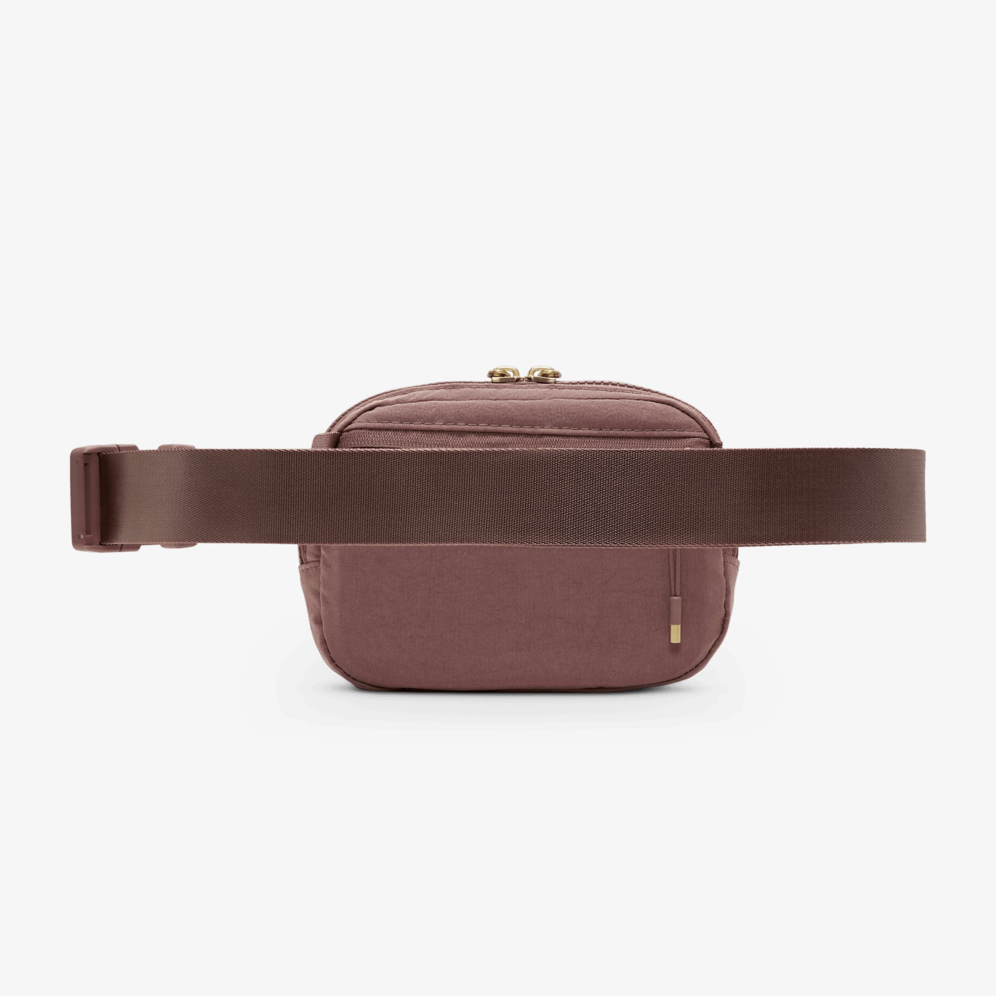 NIKE | AURA CROSSBODY BAG (2L) { SMOKEY MAUVE/LT TRNSPRNT GLD - Image 4
