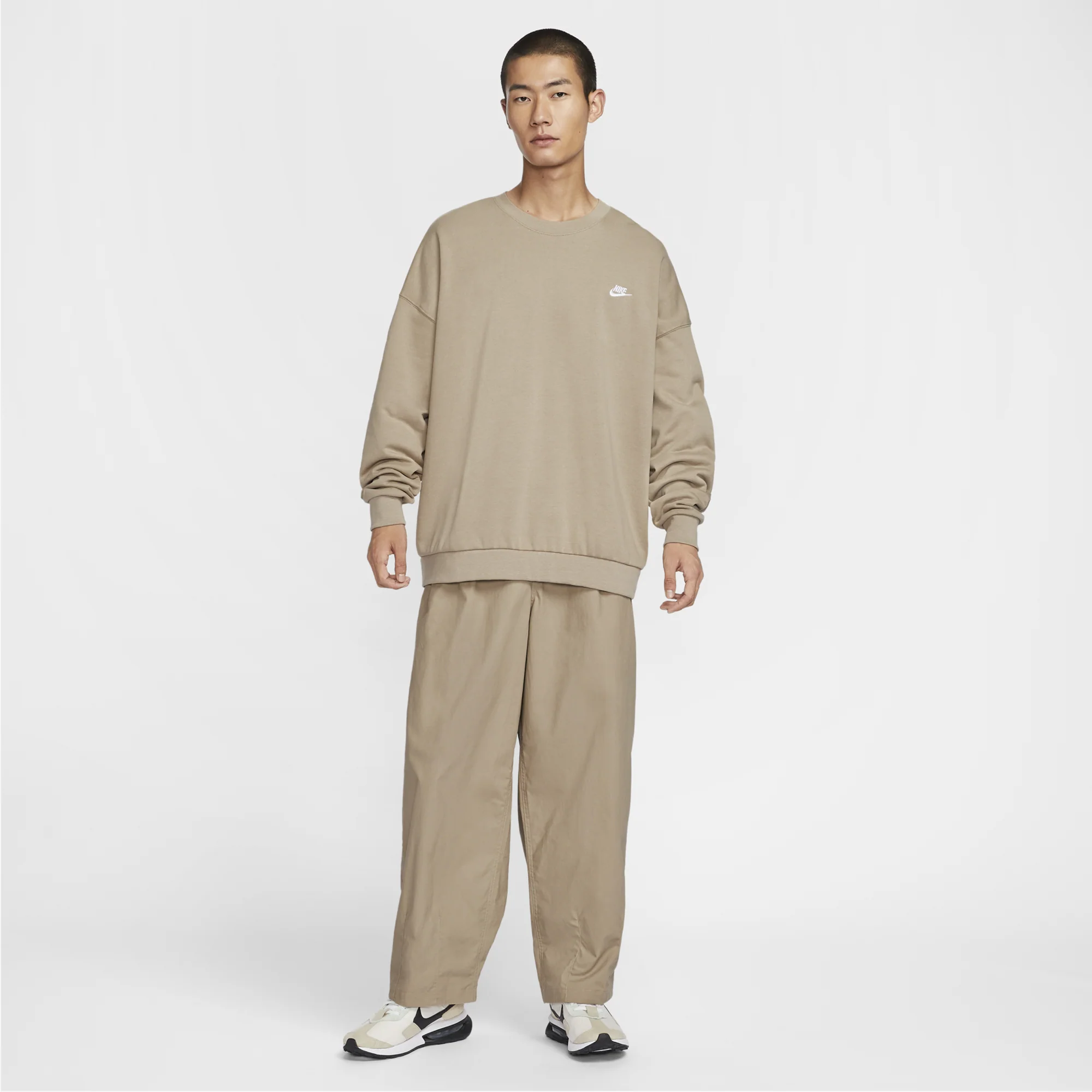 NIKE | CLUB BALLOON PANTS { KHAKI/KHAKI - Image 5