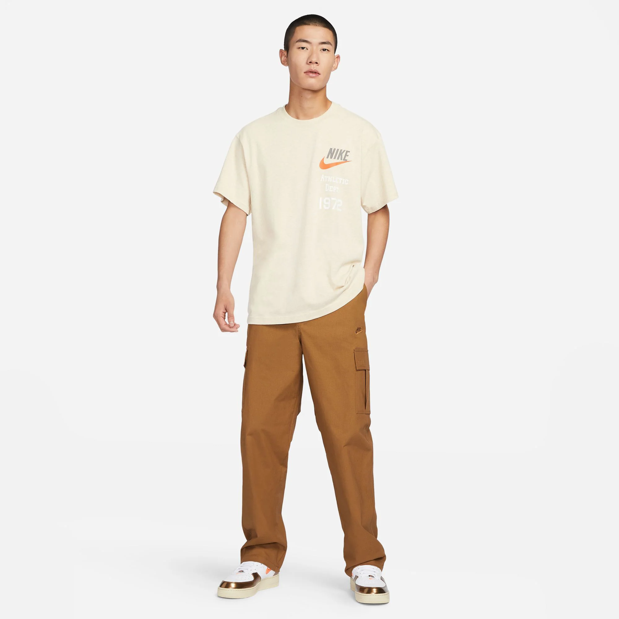 NIKE | CLUB CARGO PANTS { LT BRITISH TAN/LT BRITISH TAN - Image 7
