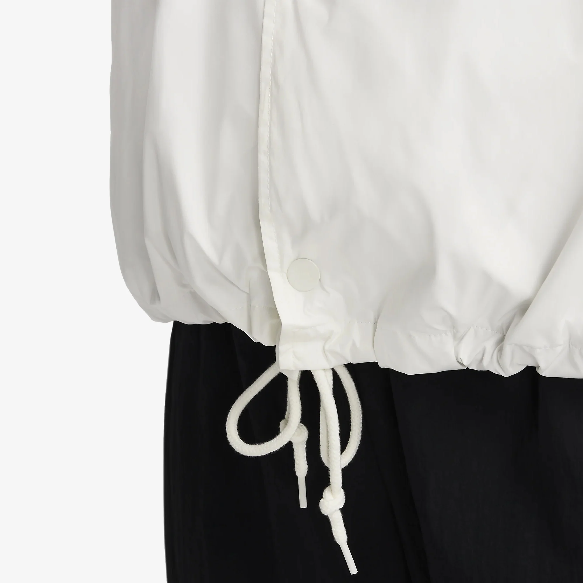 NIKE | CLUB COACHES ' JACKET { SAIL/BLACK - Image 6