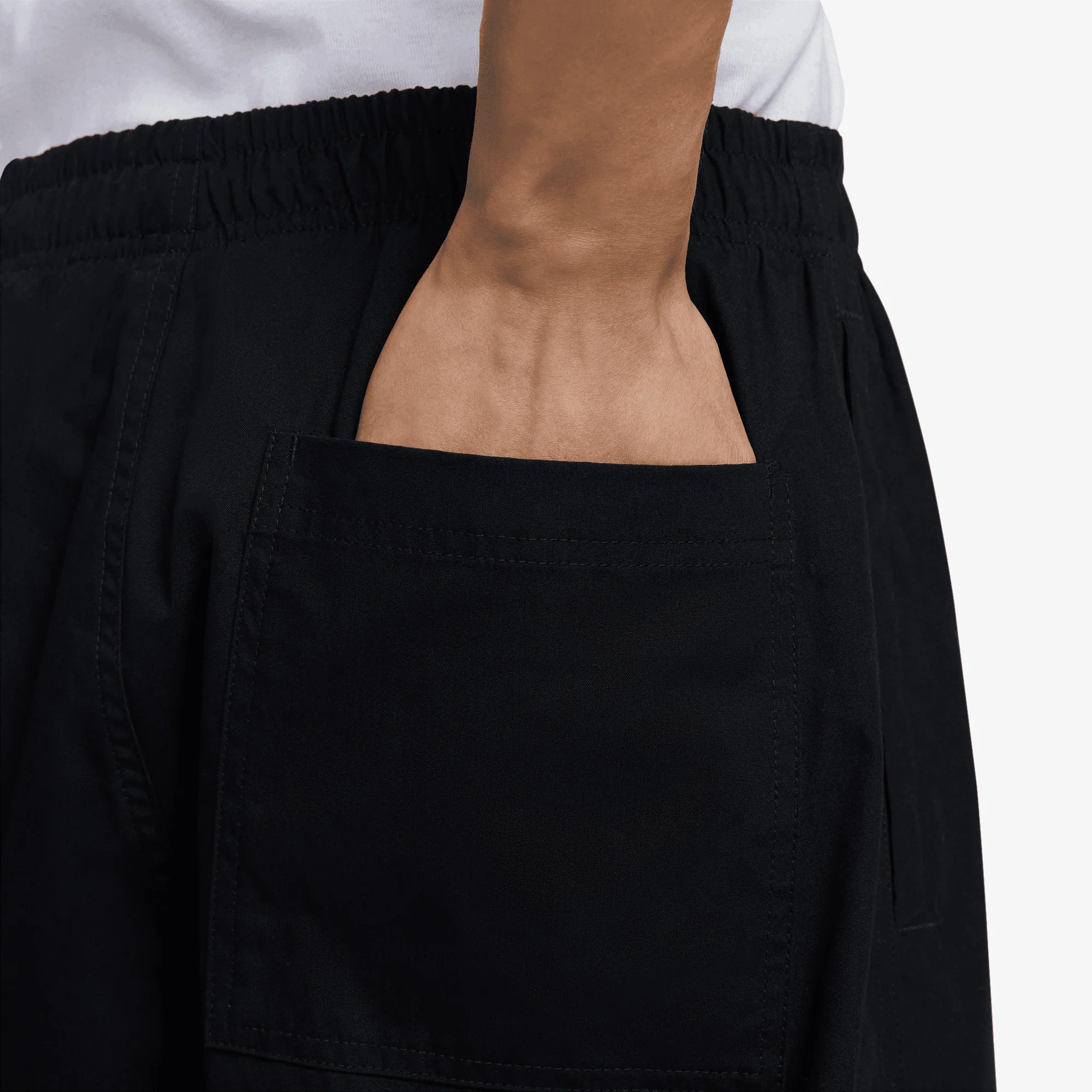 NIKE | CLUB PANTS { BLACK/BLACK - Image 4