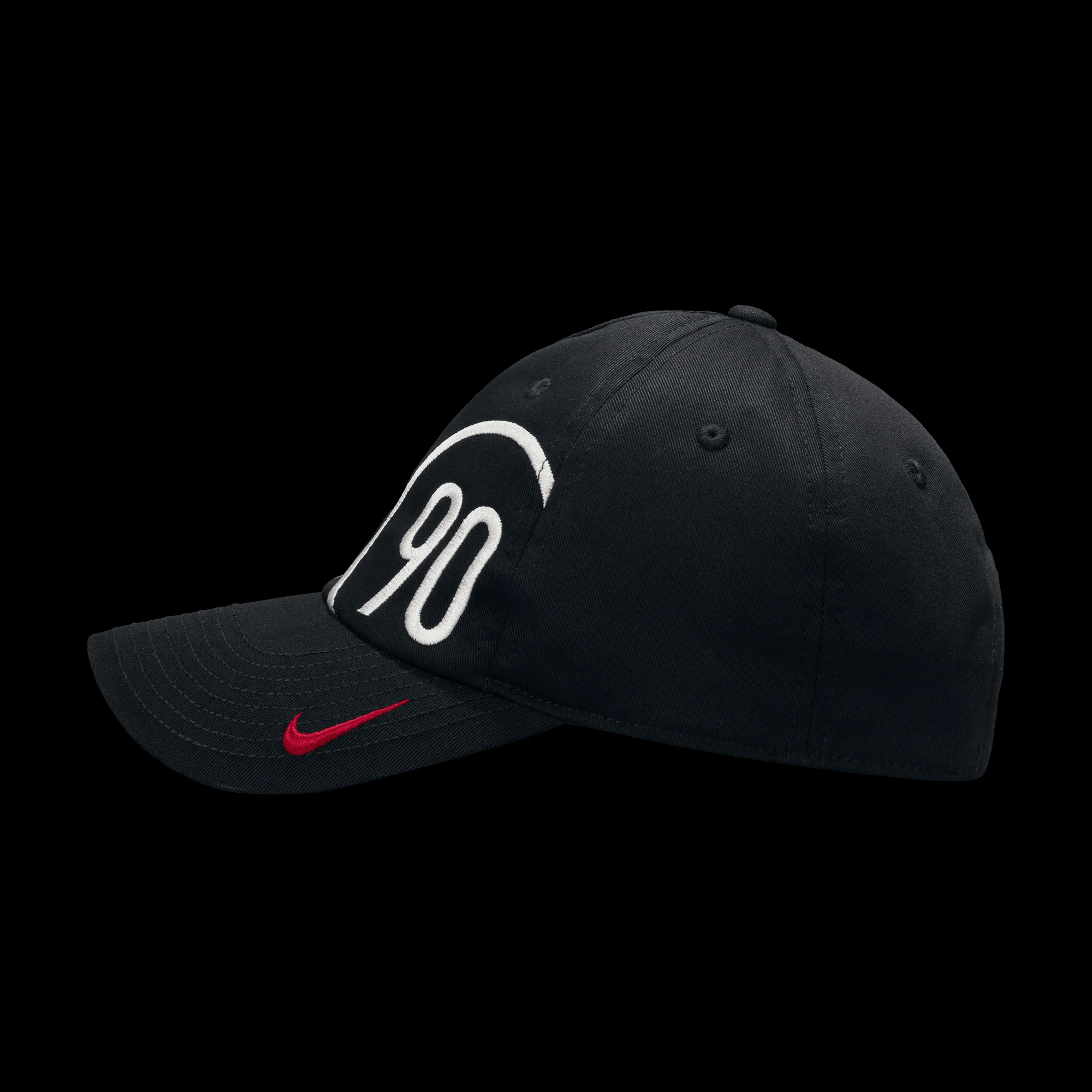 NIKE | CLUB UNSTRUCTURED CAP { BLACK/SAIL - Image 4