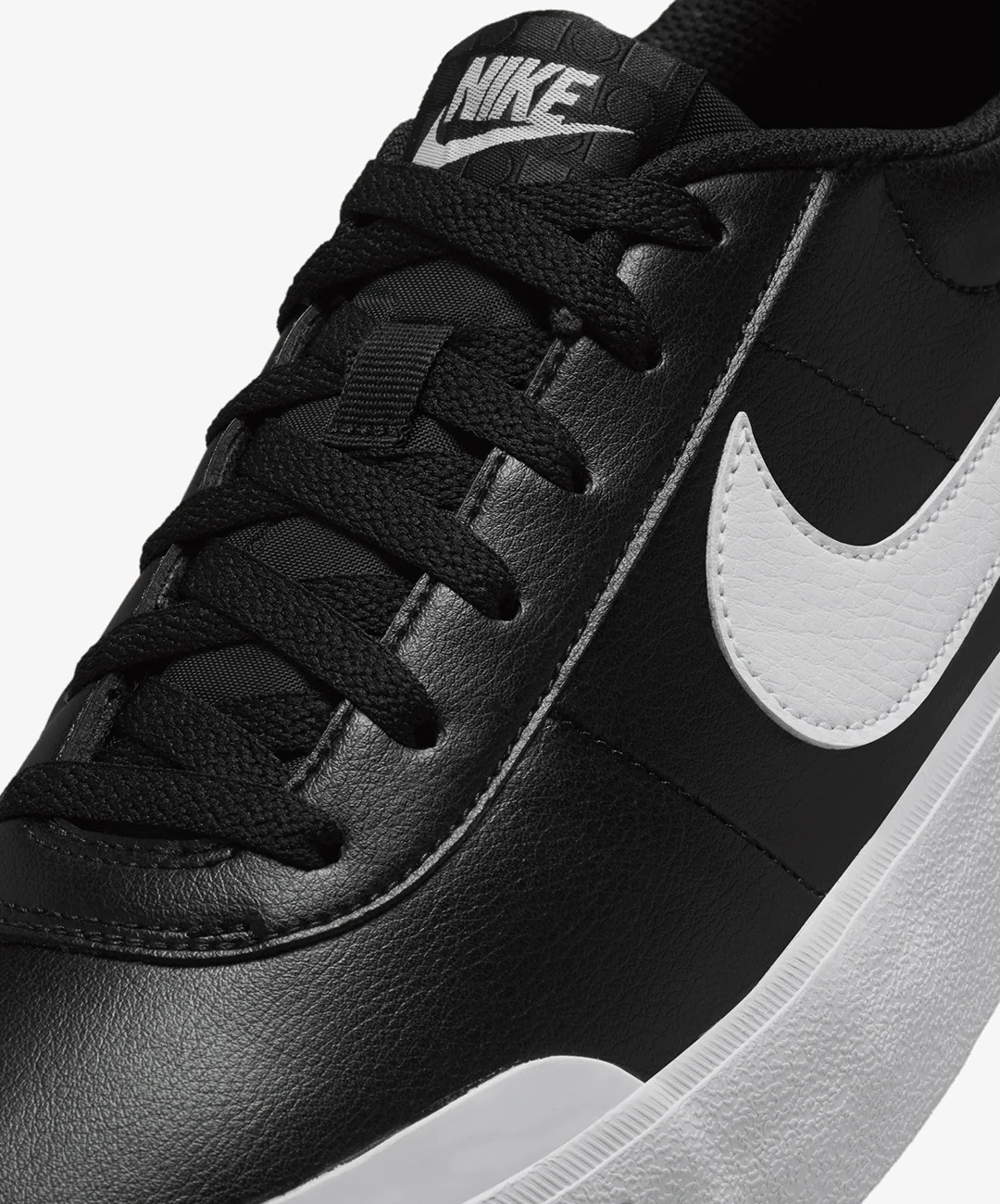 Nike | COURT SHOT { BLACK/WHITE - Image 5