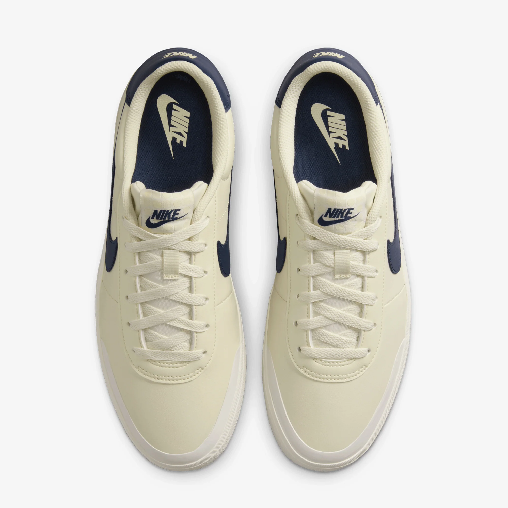 Nike | COURT SHOT { COCONUT MILK/MIDNIGHT NAVY-SAIL - Image 2