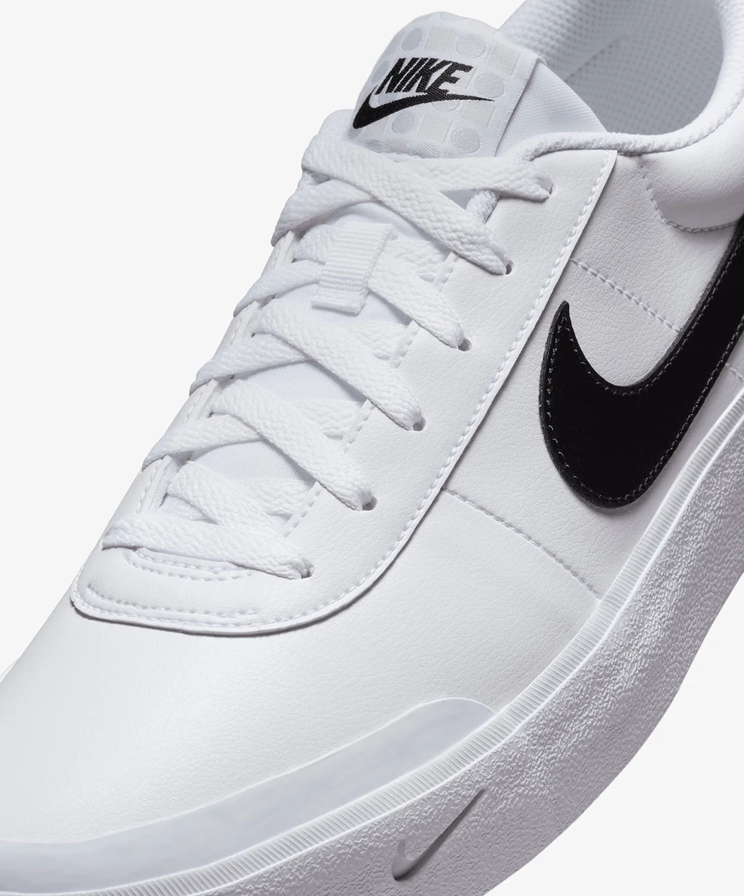 Nike | COURT SHOT { WHITE/BLACK - Image 5