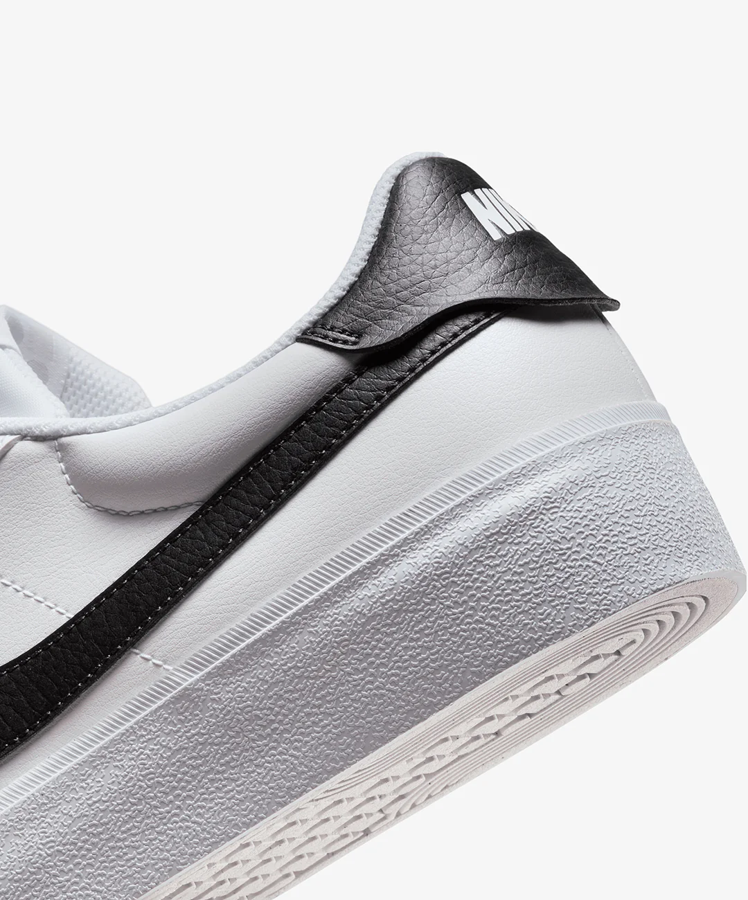 Nike | COURT SHOT { WHITE/BLACK - Image 6