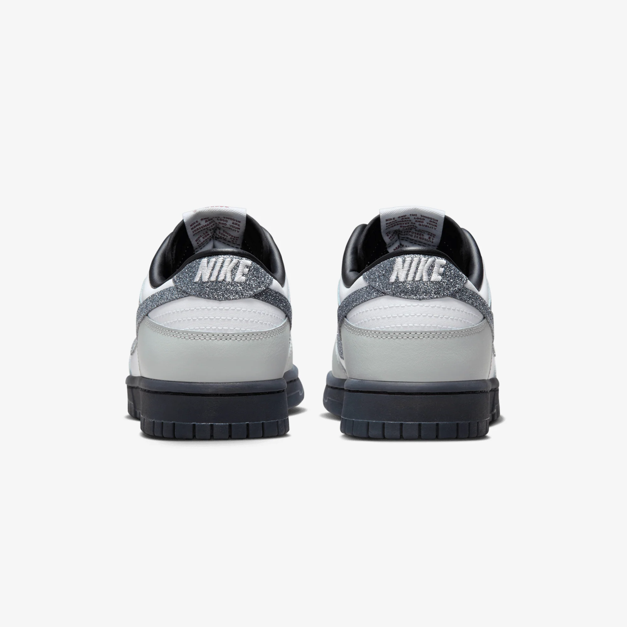 NIKE | DUNK LOW LX { WHITE/MULTI-COLOR-WHITE-LT SMOKE GREY - Image 4