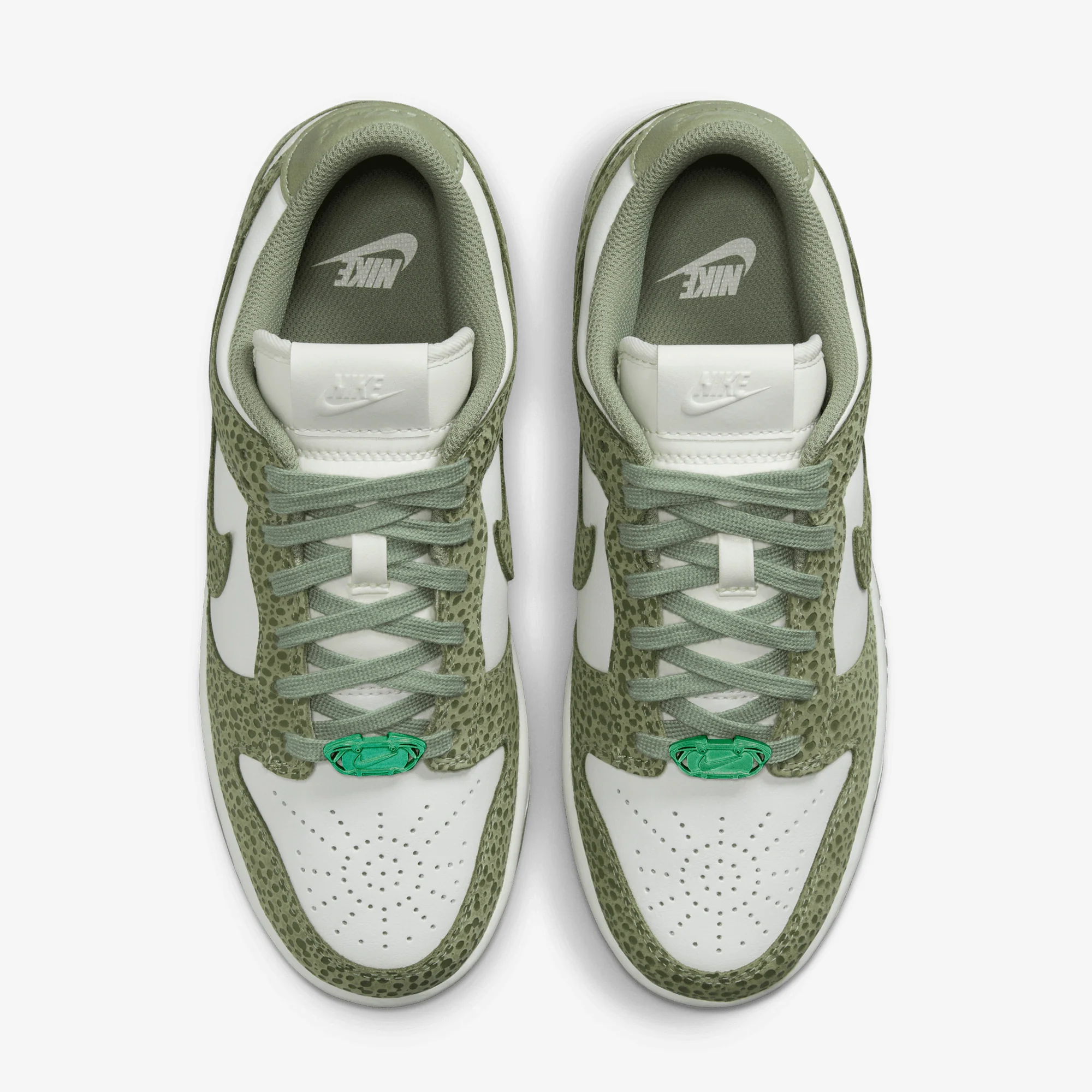 NIKE | DUNK LOW PREMIUM { OIL GREEN/OIL GREEN-TREELINE-SAIL - Image 2
