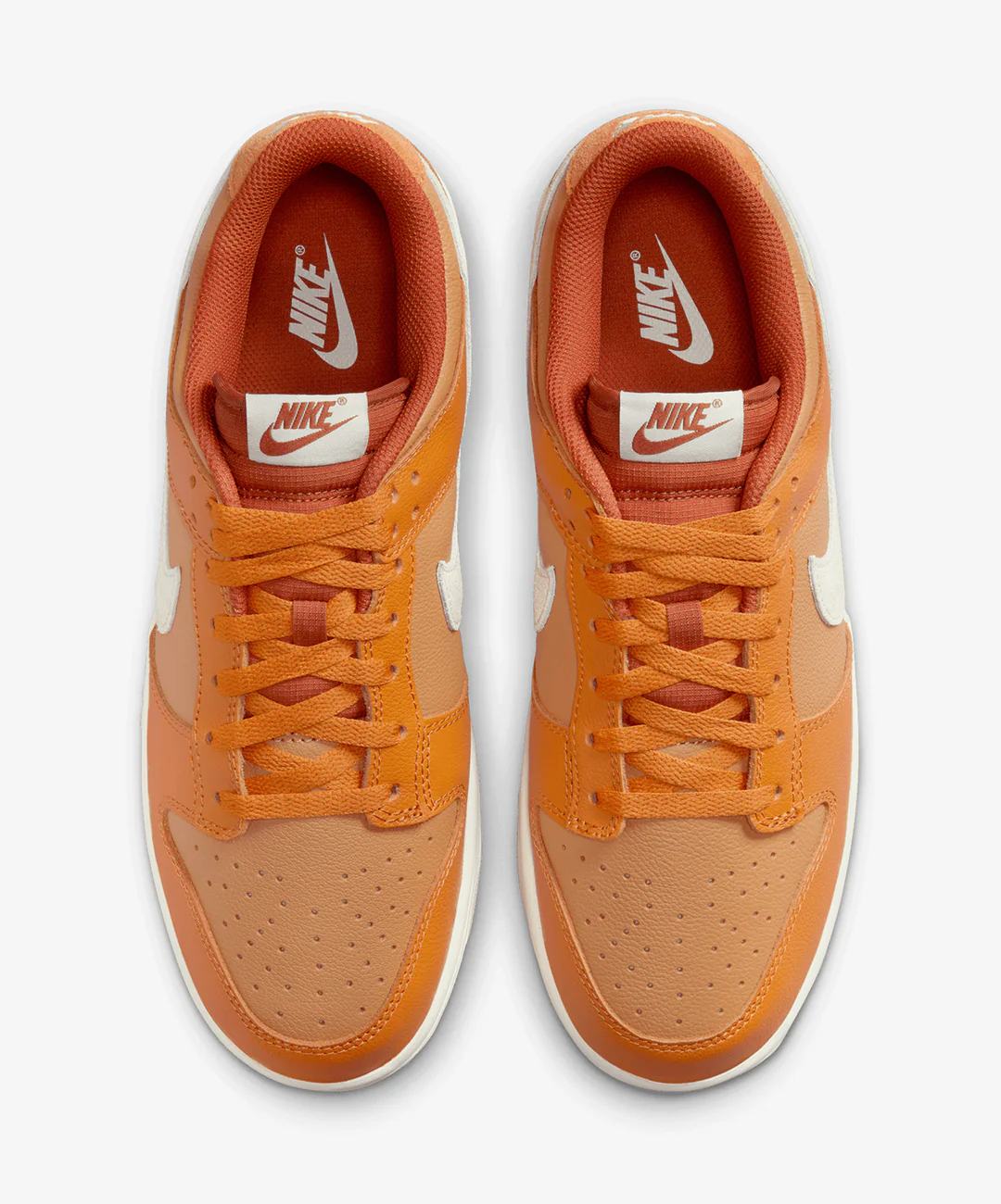 NIKE | DUNK LOW RETRO { MONARCH/LT OREWOOD BRN-FLAX-DARK RUSSET - Image 2