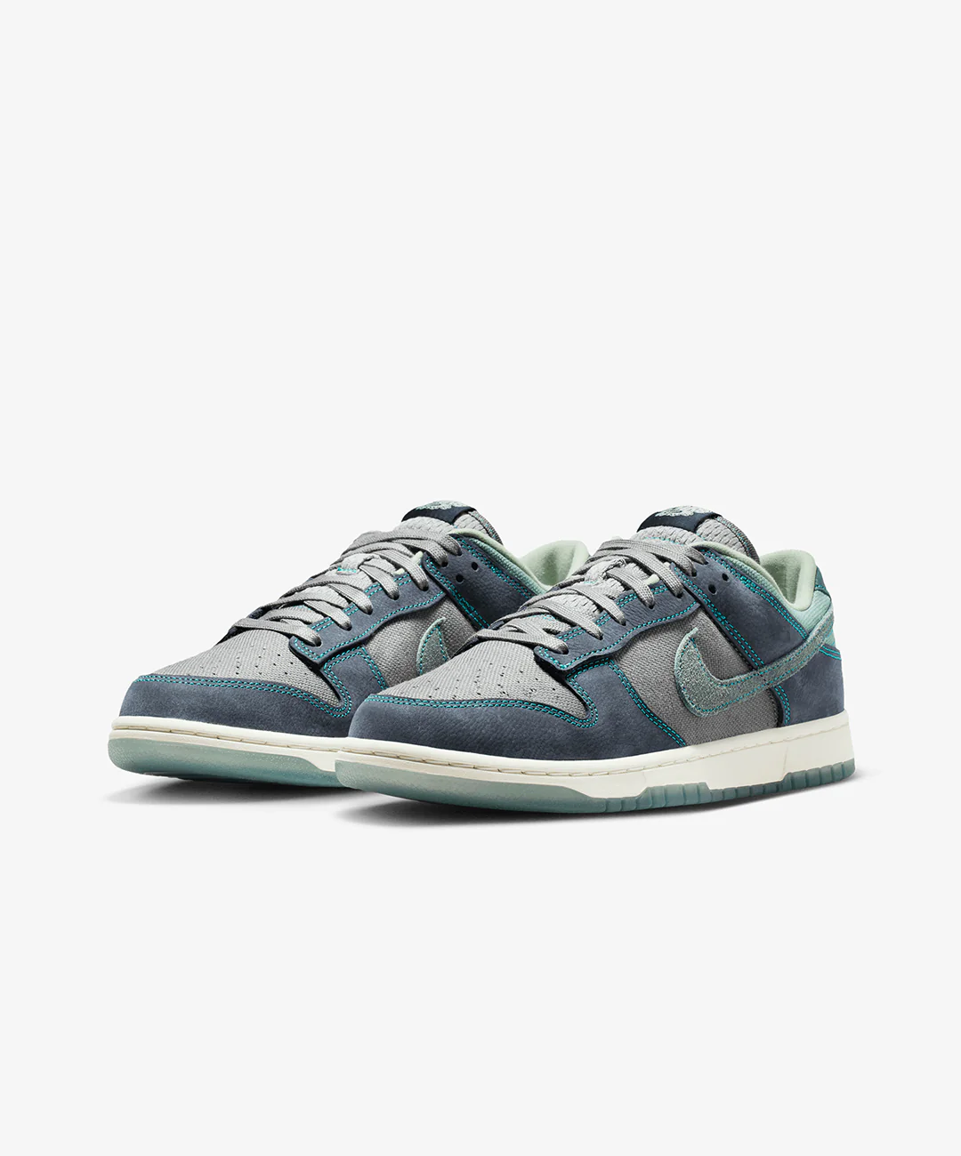 NIKE | DUNK LOW RETRO SE { PENCIL POINT/MINERAL SLATE/DARK OBSIDIAN - Image 3